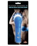 Peniis Extension Sleeve W/Power Bullet Blue