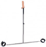 Squat Anal Impaler With Spreader Bar And Cuffs