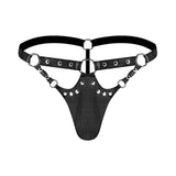 Men's Jouster Thong S/M Black Fetish Gear