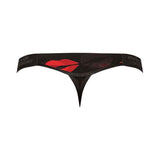 Male Power Kiss Me Micro Thong V Sheer Lips L/xl