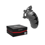 Mancage Chastity Model 08  4.2 inches Silicone Cock Cage Black